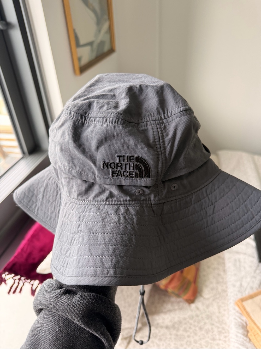 The North Face Gray Bucket Hat